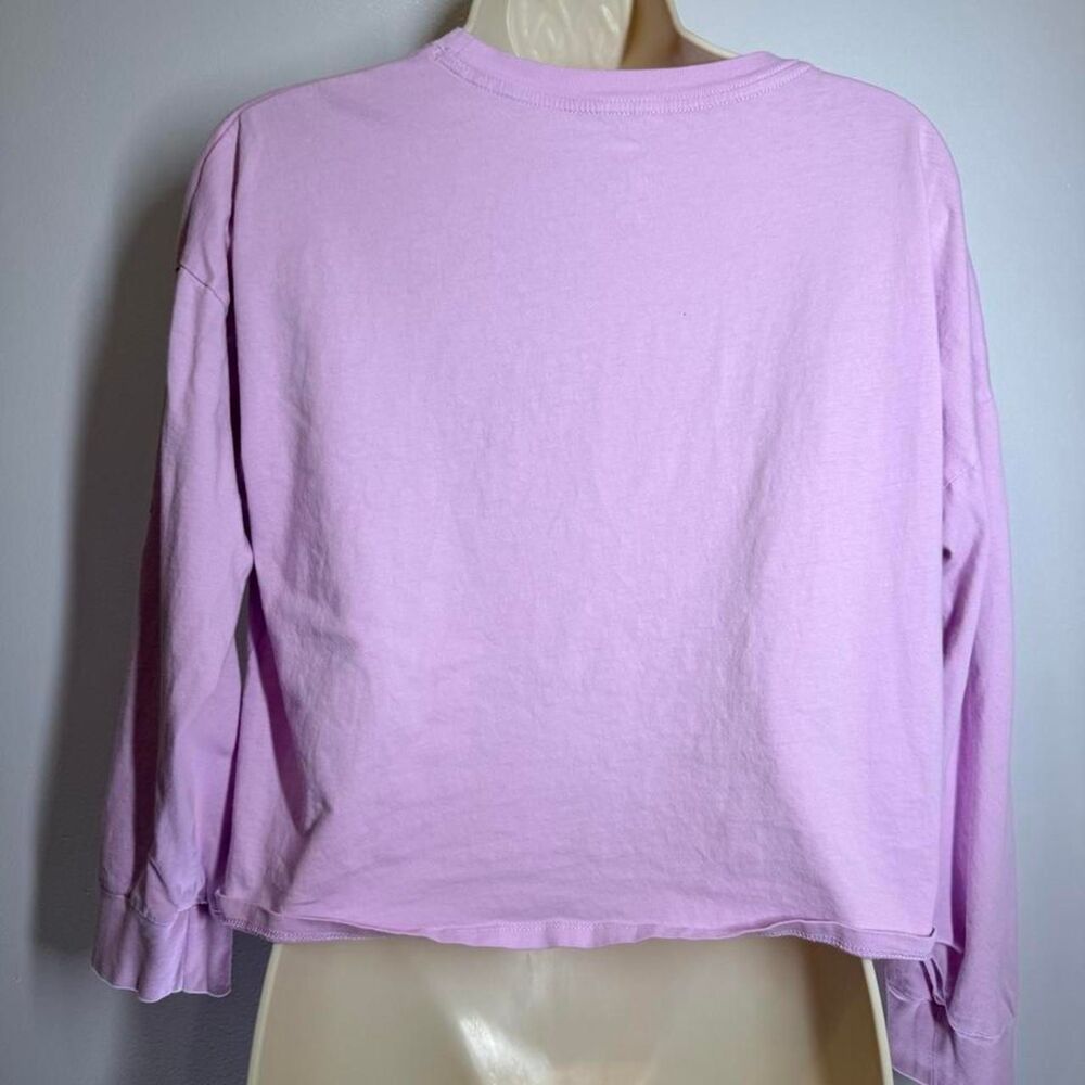 Adidas Women's Pink and Purple Shirt - Picture 4 of 5